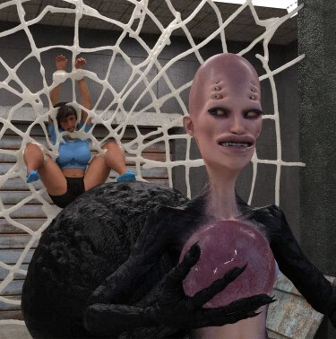 Паукосука оплодотворяет добычу